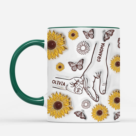 4090MUS2 3d printing effect personalized gifts for mom sunflower mug 4090MTM5A