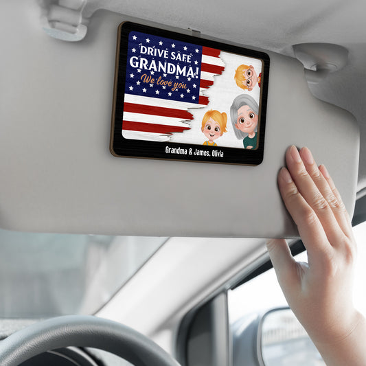 4098GUS2 personalized father gifts_ drive safe visor clip_ for car 4098G5Q0B