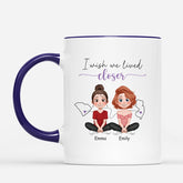 4099MUS2 personalized mom mug i wish you lived closer gift 4099M8K0A