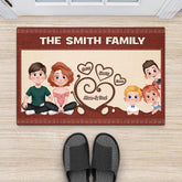 4107DUS2 personalized family name gifts_ family name doormat_ 4107DKT0I