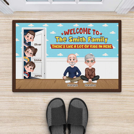 4118DUS2 personalized family gifts custom welcome doormats_ with names 4118D3T0I
