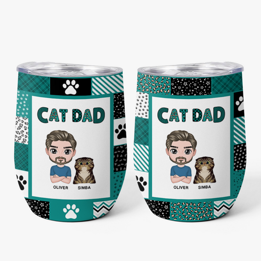 4123TUS1 personalized cat dad gifts custom cat wine tumbler 4123TTN8D_b5862dae 4680 417b b206 5b9ed187c247