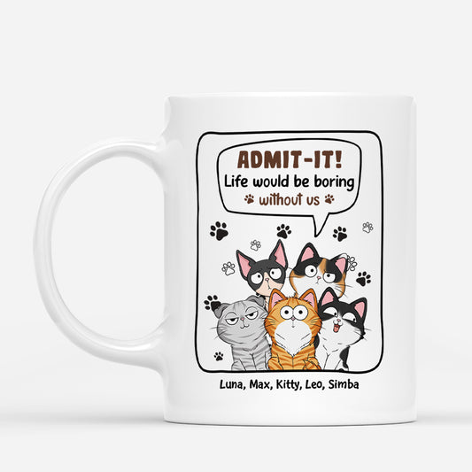 4128MUS1 funny cat mug personalized unusual presents for cat lovers 4128MTL8C
