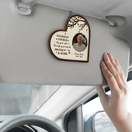 4131GUS2 custom memorial photo gifts_ car guardian angel visor clips_ 4131G6L5A