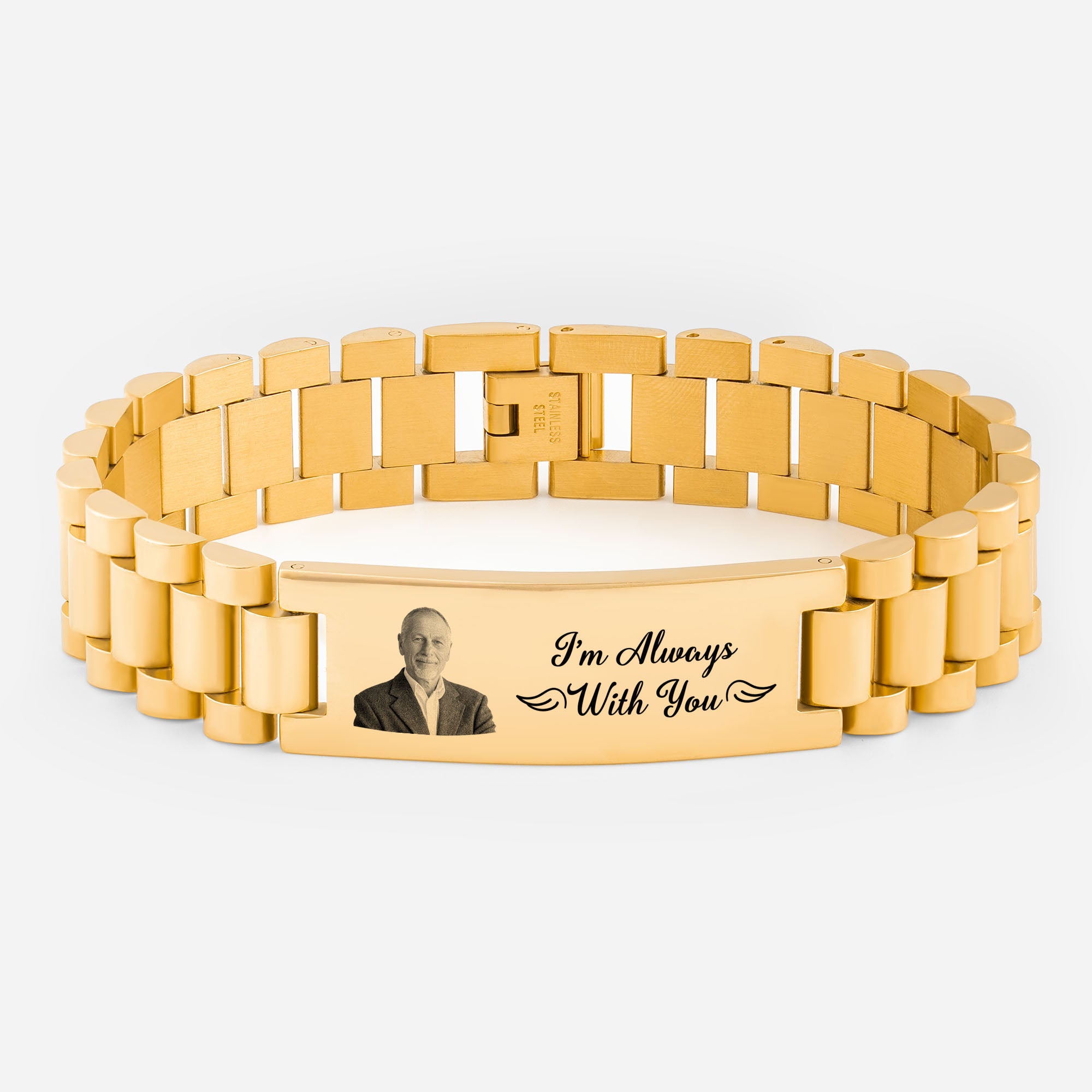 4135JUS1 im always with you bracelet personalized memorial gifts with photo 4135j6v5a_1