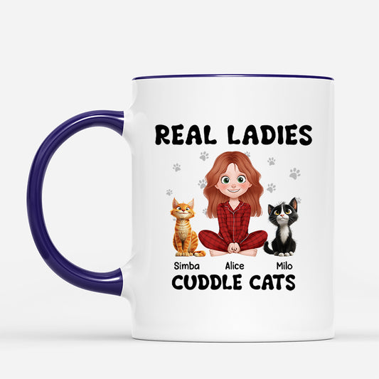 4141MUS2 cat mug personalized cat dad gifts real men cuddle cats 4141M6K5D