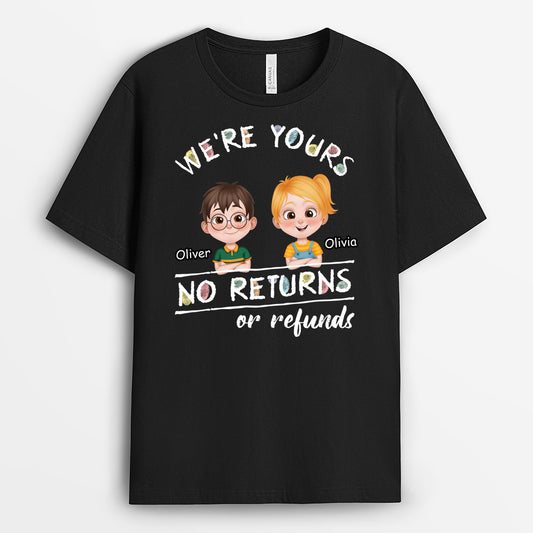 4143AUS1 personalized dad shirts funny fathers day gifts from kids 4143A5T0B