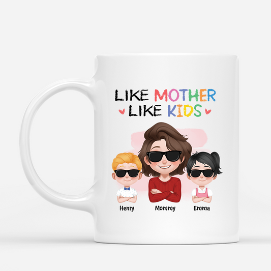 4147MUS1 customized gifts for mom_ like mother like daughter son mugs_ 4147MKH0A