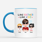 4147MUS2 customized gifts for mom_ like mother like daughter son mugs_ 4147MKH0A