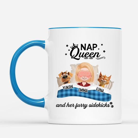 4161MUS2 custom cat mug nap queen coffee mug_ funny cat gifts for her 4161M3M0C