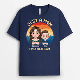 4168AUS2 personalized fathers day gifts_ just a dad and his girl shirt_ 4168A6I0B