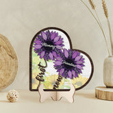 4177QUS2 custom wood plaques sunflower gifts_ first mom now grandma_ 4177QTL8A_e2033387 5d63 4d47 a03f cffdb6a94fbb