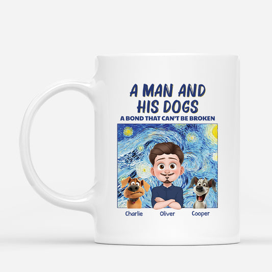 4180MUS1 custom dog mug unique dad and dog gifts 4180MTK5C