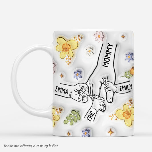 4184MUS3 3d printing effect custom gifts for mom floral mugs for mothers day_ 4184M8Q5A