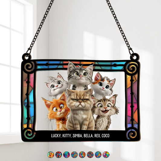 4191UUS1 personalized gifts for cat lovers cute cat suncatcher 4191U9L5D