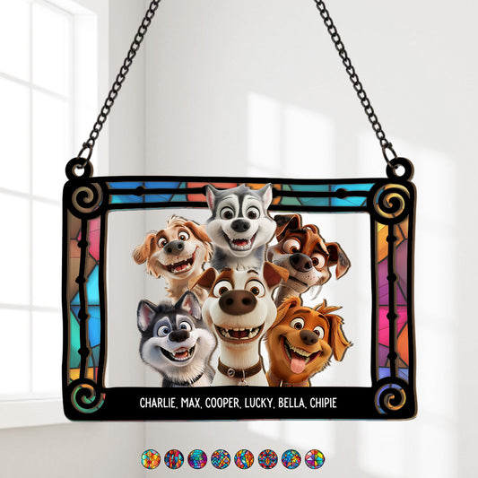 4191UUS1 personalized gifts for dog lovers dog mom suncatcher 4191U9L5C