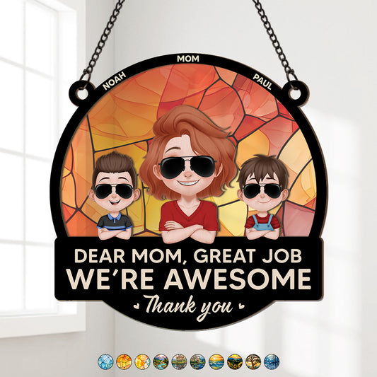 4193UUS1 personalized gifts for mother great job mom suncatcher 4193U8H0A