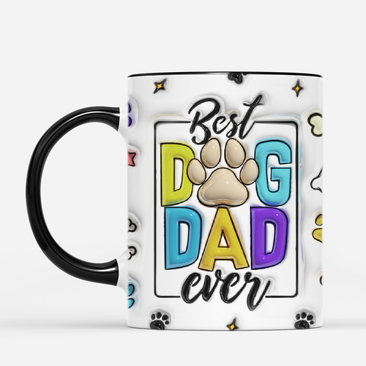 4195MUS2 3d printing effect personalized gift for dog lovers best dog dad ever mug 4195MKH5B