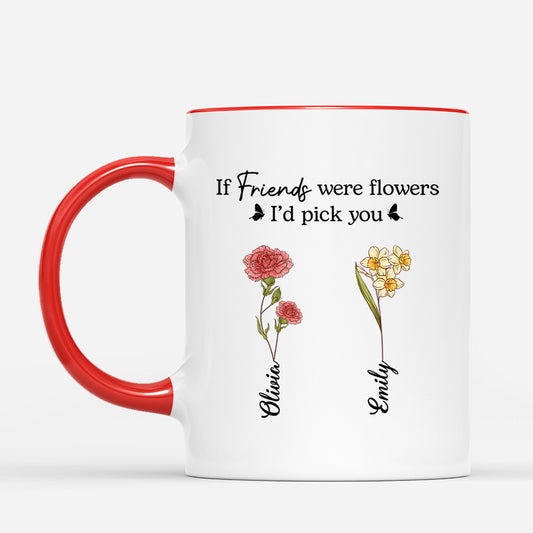 4197MUS2 personalized gifts for best friends flower pick mug 4197MKL7F