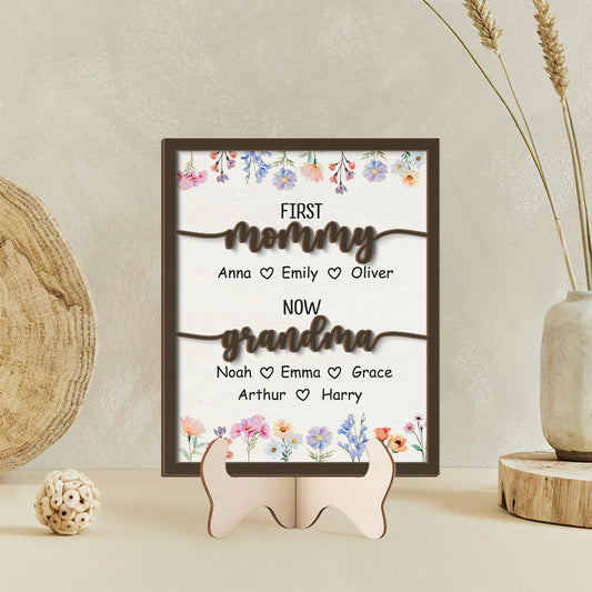 4200QUS2 personalized grandma gifts first mom grandma plaque 4200Q8I5A