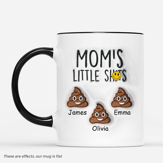 4202MUS2 3d printing effectpersonalized gag gifts moms little shit 3d mug 4202M3T5A