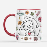 4205MUS2 3d printing effect personalized gifts for family bear family mug 4205M8T5I