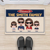 4206DUS2 personalized gifts for family the family welcome doormat 4206DKQ0I