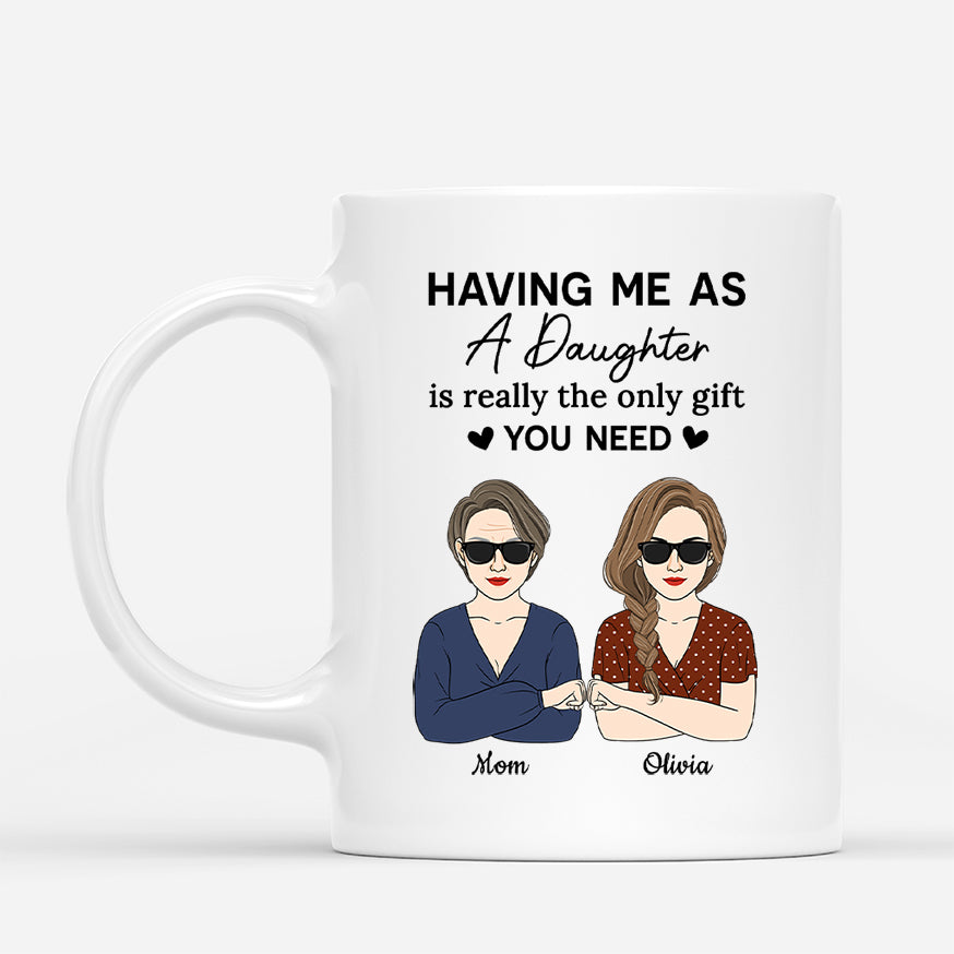4220MUS1 personalized gift for mom the only gift mug 4220MKQ8A