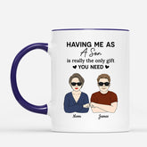 4220MUS2 personalized gift for mom the only gift mug 4220MKQ8A
