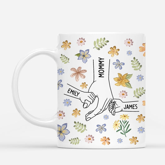 4221MUS1 personalized mom gifts mommy hand in hand mug 4221M5M3A_c3ecdb8b aa30 4b5f bdc7 d090af7c44cd