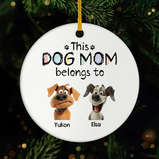 4222OUS1 ceramic dog christmas ornaments _ personalized gifts for dog owners 4222O8Q5C