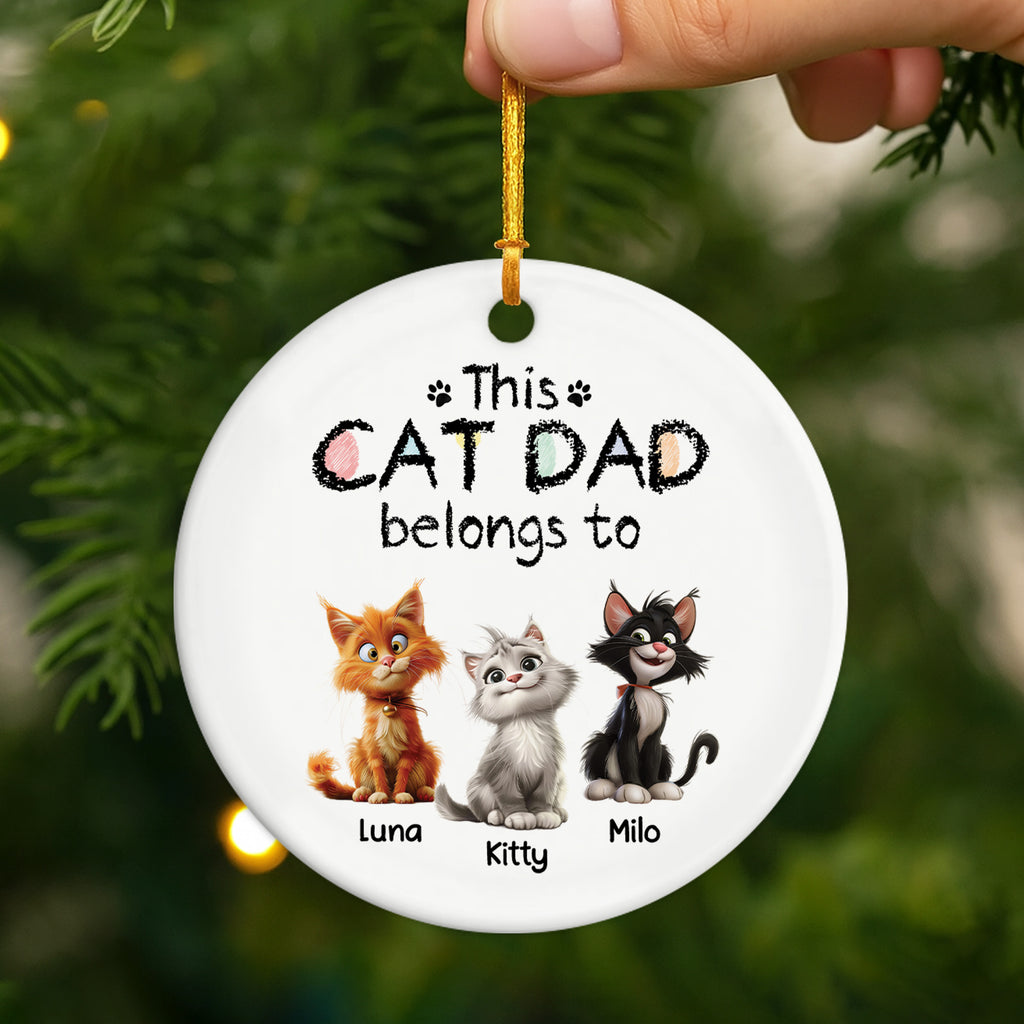 4222OUS2 ceramic cat christmas ornaments _ personalized gifts for cat owners 4222O8Q5D