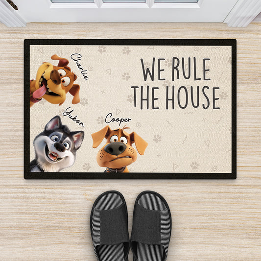 4223DUS2 custom dog doormat funny dog lover gifts 4223D8T5C