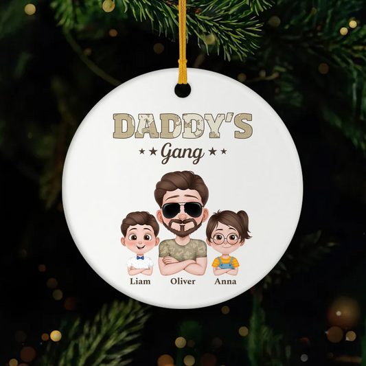 4231OUS1 personalized ceramic xmas ornaments christmas gifts for dad 4231O