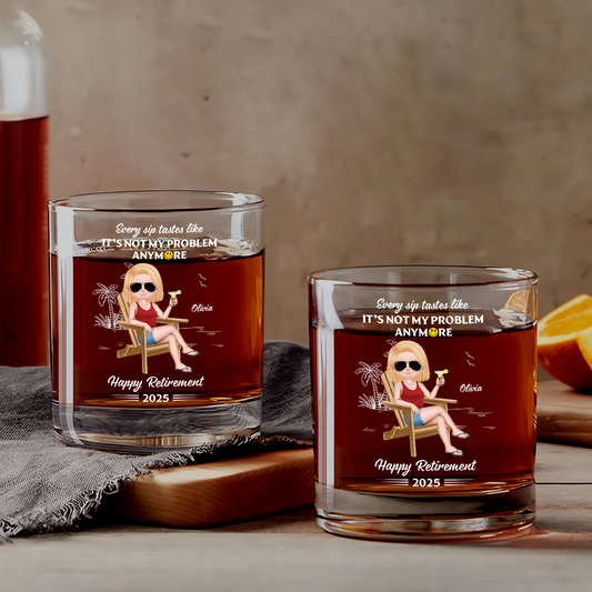 4239IUS1 personalized whiskey glass for women funny retirement gifts 4239I5H0A