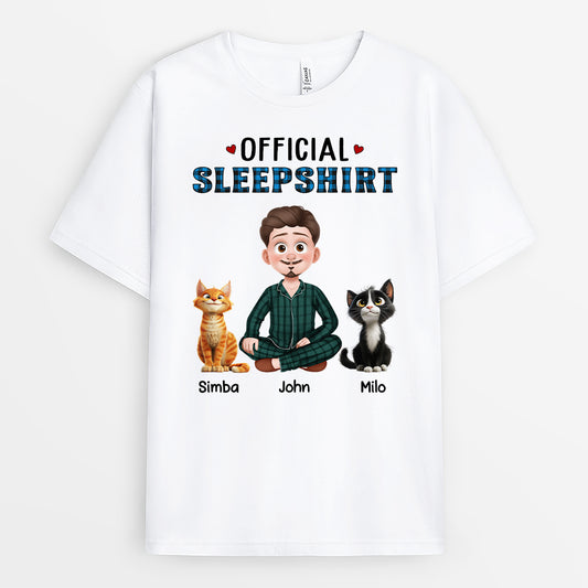 4247AUS1 personalized cat shirts for men official sleep shirt 4247A6K0D