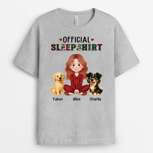 4247AUS2 personalized dog sleep shirt dog gifts for dog owners 4247A6T5C