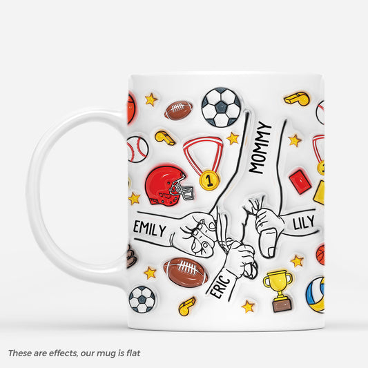 4261MUS1 3d printing effect personalized sports mugs unique gifts for mother 4261M865A