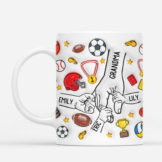 4261MUS2 3d printing effect personalized sports mugs unique gifts for mother 4261M865A