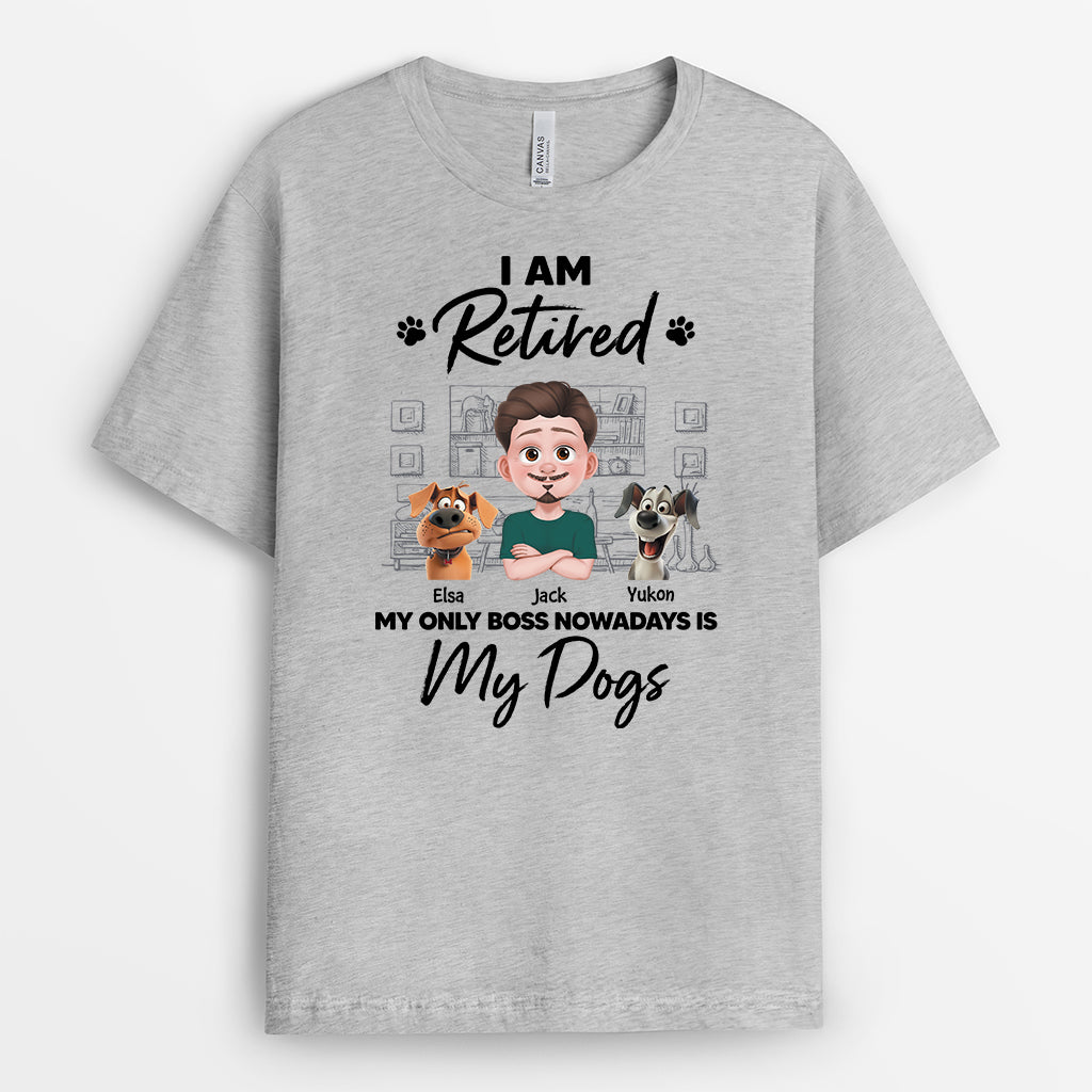4263AUS2 custom dog shirts funny retirement gifts im retired shirt_ 4263ATK0C