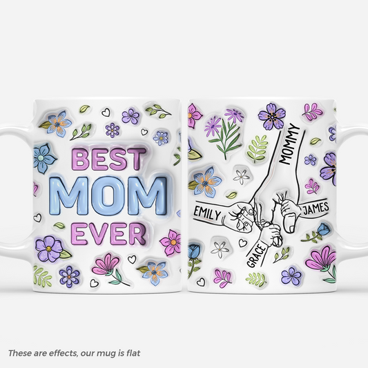 4276MUS1 3d printing effect customized gifts for mom best mom ever mug 4276MKH5A