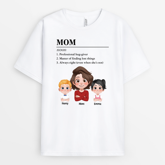 4278AUS1 personalized presents for mom mom definition shirt 4278AKH0A