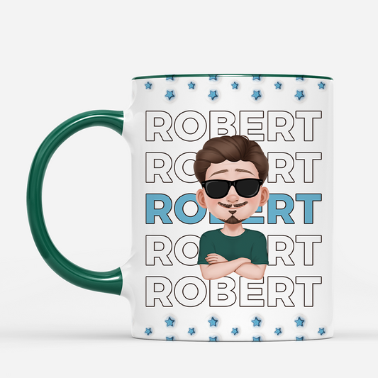 4279MUS2 3d printing effect personalized mugs with names_ unique gifts for her 4279MKN0A