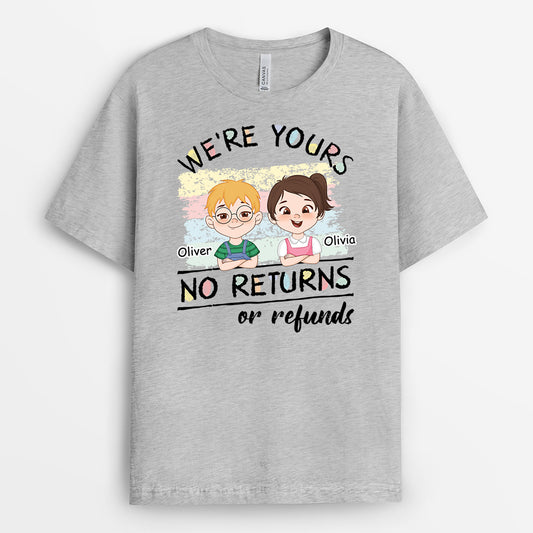 4284AUS2 customized gifts for mom and dad_ im yours no returns t shirt 4284A5T8A