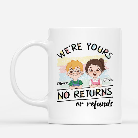 4284MUS1 customized gifts for mom and dad_ im yours no returns mug 4284M5T8A
