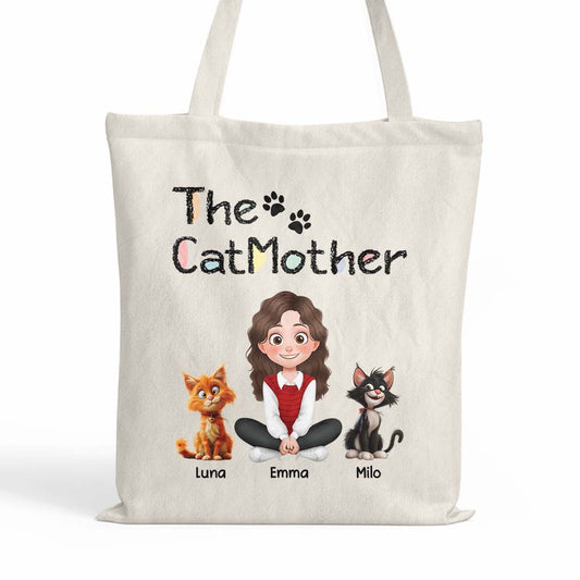 4298TUS1 custom gifts for cat lovers the catmother tote bag 4298T3L0D_77e7e097 ee8d 42b6 aec5 039d4f91abea