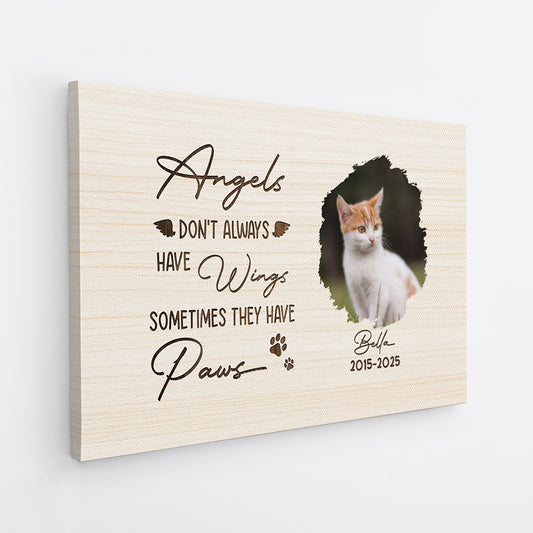 4315CUS2 personalized memorial gifts angels dont always have wings canvas 4315CTL5C_6d49a488 d60c 4e4a be3e 62ef828f0427
