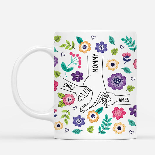 4324MUS1 personalized mothers day presents flower mug for mom 4324M5M3A