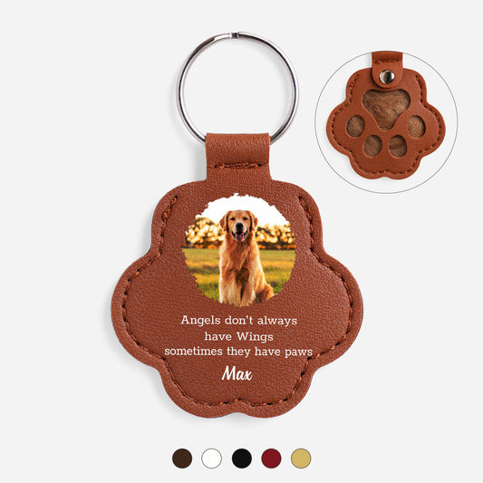 4325AUS1 memorial pet hair keychain_ personalized memorial gifts with photo 4325aj6p5a