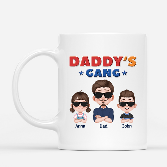 4341MUS1 personalized dad gifts daddys gang mug 4341M9H0B